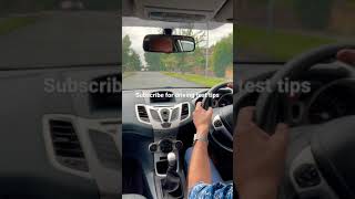 Being asked to pull over and stop on driving test