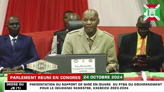 SEANCE PLENIERE DU PARLEMENT REUNI EN CONGRES LE 24 OCTOBRE 2024