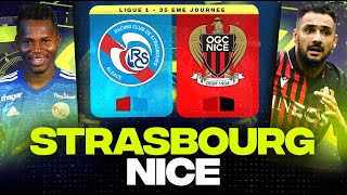 🔴 STRASBOURG - NICE | La Meinau en folie pour le Maintien ! ( rsca vs ogcn ) | LIGUE 1 - LIVE/DIRECT