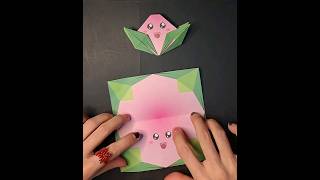 3D Origami Peach| Cute | Origami Series #craft #origami #origamicraft #foryou