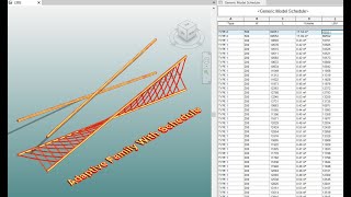 Everyday Revit (Day 251) Adaptive Family with Schedule