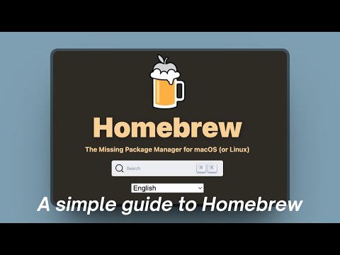 A simple guide to Homebrew