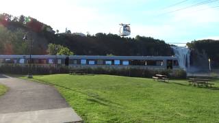 LRT departing Chute Montmorency (16JUL2015)