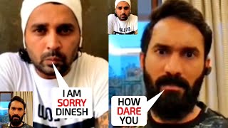 Murali Vijay apologises to Dinesh Karthik on Video call after announcing his retirement from cricket
