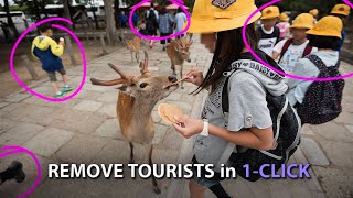 Remove tourists in 1 click