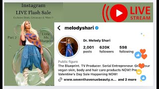 Melody Shari | Instagram @LIVE STREAM | Seventh Avenue Beauty #SHOP | SAB