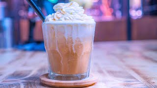 Iced White Mocha Coffee at Home - How to Make Iced White Chocolate Mocha Coffee - Iced Coffee