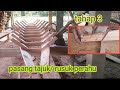 cara tepat membuat dan memasang tajuk/rusuk untuk membuat perahu/getek