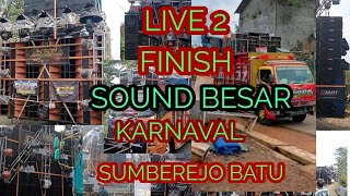 Live ke 2 FINISH KARNAVAL SUMBEREJO BATU