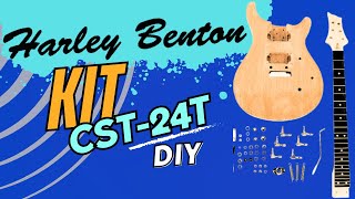 kit guitare harley benton CST-24T