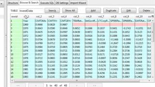 Importing EXCEL into SQLite