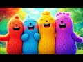 magical adventure with the rainbow friends learning colors for kids with songs and rhymes.color song