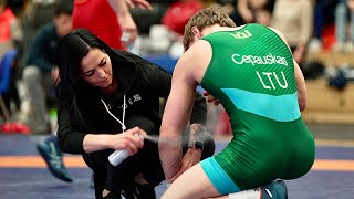 V. Savickas (LTU) vs R. Cepauskas (LTU) 72kg. Greco-roman men wrestling.