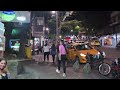 de noche por el barrio aranjuez de medellín 4k uhd