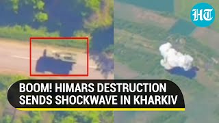 U.S.-made HIMARS Turns Fireball After Russian Iskander Missile Strike In Ukraine | Watch