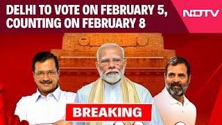 Delhi Election Dates | Delhi To Vote On February 5, Counting On February 8