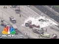 Video Shows Plane Crash On Southern California Freeway | NBC News