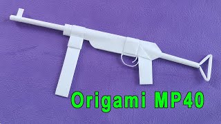 Origami armas: Como hacer uma arma mp40 de papel do free fire