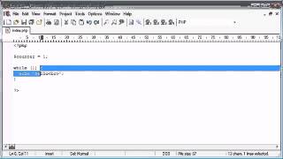 Beginner PHP Tutorial 25 while Loop