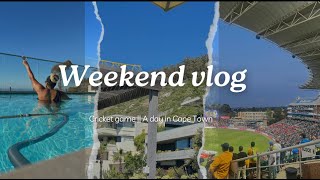 Cricket game||A day in Cape Town