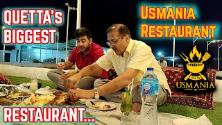 BEST Turkish Delights: Exploring Quetta's BIGGEST USMANIA Restaurant | Perfect Family Spot!