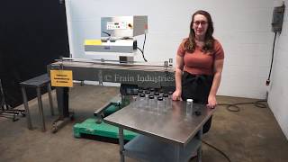 Pillar Model Unifoiler Compact Air Cooled Induction Sealing System Demonstration