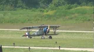 5/20/12 Nieuport 17 Biplane at the airport