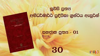 30 සූවිසි ප්‍රත්‍ය - සහජාත ප්‍රත්‍ය 1 | Suvisi Prathya | ජයන්ත රත්නායක මහතා - 27-01-2023