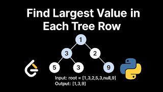 Find Largest Value in Each Tree Row | LeetCode Solution in Python | Binary Tree Problem Explained