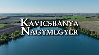 Lake Kavicsbánya in Nagymegyer Slovakia | 4K aerial DJI Mavic 3 Pro