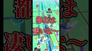 Pokemon GO 都会へ行く！ #ポケモンgo #ガラル三鳥 #日本橋 #shorts