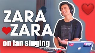 #faltuthefaltuj #zarazara zara zara (cover by aksh baghla) ( on fan singing) 2020 🔥🔥❤️🔥🔥