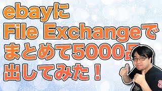 ebay FileExchangeで5000品まとめて出品してみた (2020.07.31)