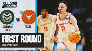 Texas vs. Colorado State - First Round NCAA tournament extended highlights