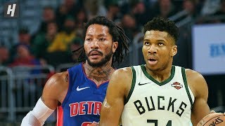 Detroit Pistons vs Milwaukee Bucks - Full Game Highlights | November 23, 2019 | 2019-20 NBA Season