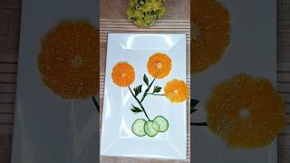 How to Carve Fruit Very fast? Orange Cutting Designs #fruitcuttingskills #art #cookwithsidra #diy