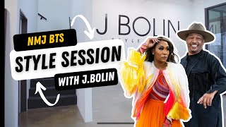 NMJ | Behind the Scenes: J. Bolin Styling Session