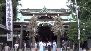 牛嶋神社_例大祭_大神輿連合宮入渡御_先駆