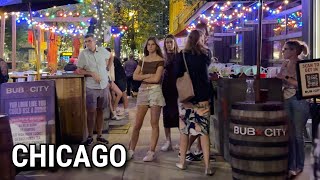 🔥 Saturday Nightlife in Chicago Walking Tour | July 5, 2025 | 4k Video