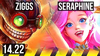 ZIGGS & Thresh vs SERAPHINE & Zilean (ADC) | NA Master | 14.22