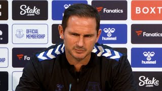 Frank Lampard on pressures of being a manager and Everton's board (before his sacking)