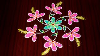 Amazing Dhanurmasam kolamBy AnithaRangoli|Rangoli designs|flower drawing|art