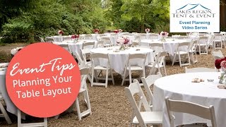How to Create a Table Layout for Weddings & Events