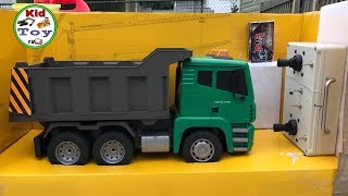 RC DUMP TRUCK LIFTING METAL UNBOXING || KID TOY TV  MODIFIED RC CONSTRUCTION VEHICLES REVIEW