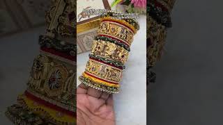 #weddingspecial New 2025 Rajasthani traditional rajwadi Bridal bangle set  #bridal #bangles #love