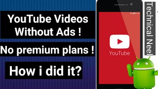 how to stop ads on YouTube androidphone | Block YouTube Ads | Remove AdsFrom YouTube