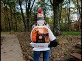 #268 THE NEW STIHL BR 800 Blower is a Beast! Fall Leaves Beware