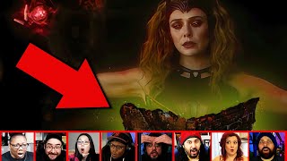 Reactors Reaction To Wanda Reading From The DARKHOLD On Wandavision Episode 9 | Mixed Reactions