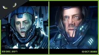 Squadron 42 |  Evolution Of Graphics, Side by Side Comparison [ 2017,  2019-2020 ]