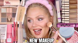 Testing *VIRAL* New Makeup 2025 🤩 New Rare Beauty, Charlotte Tilbury, Fenty, Kosas, ABH \u0026 more!